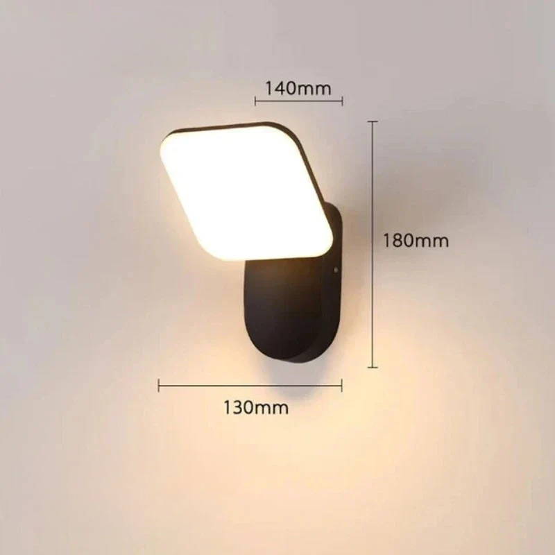 Motion-Activated Outdoor LED Wall Light