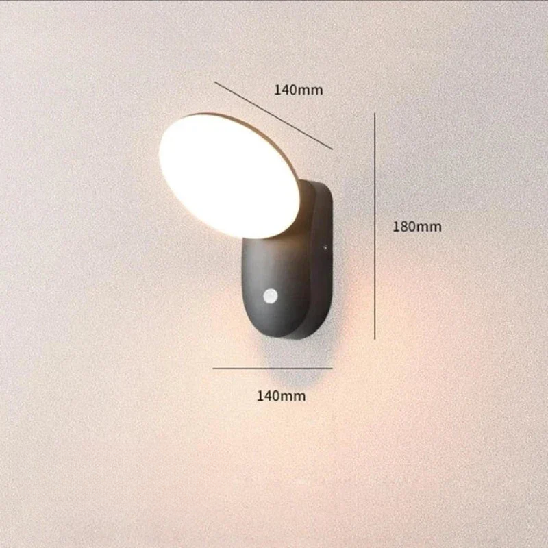 Motion-Activated Outdoor LED Wall Light