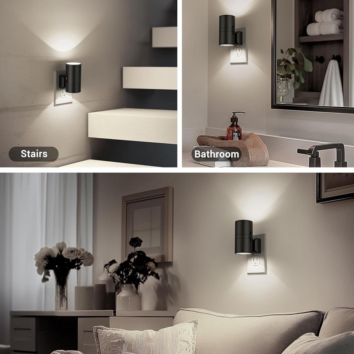 Dimmable LED Night Light with Twilight Sensor