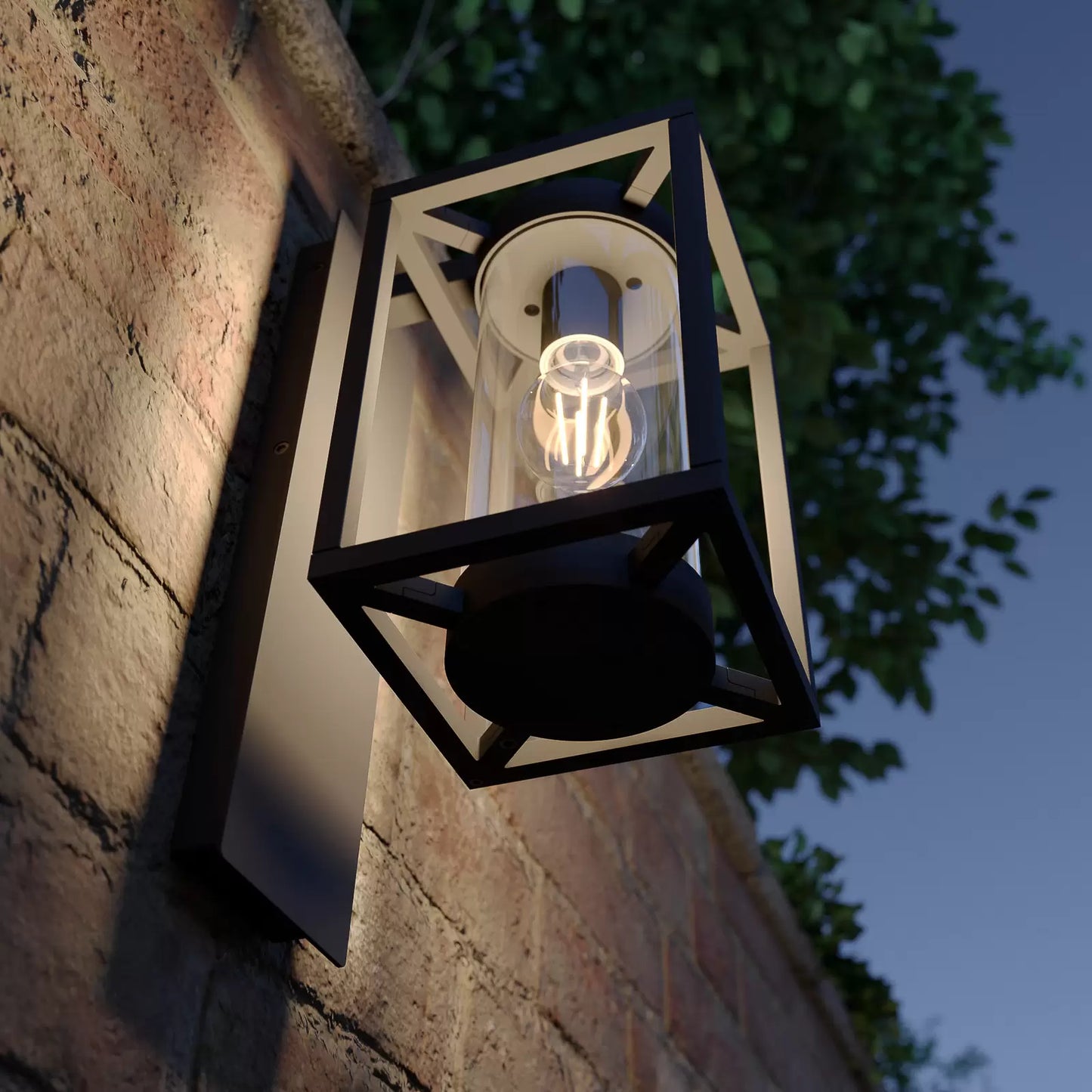 Modern Aluminum Outdoor Wall Light