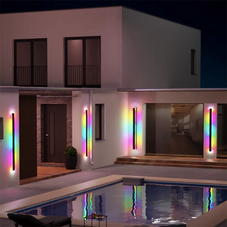 Waterproof RGB Colorful LED Wall Light for Outdoor and Indoor