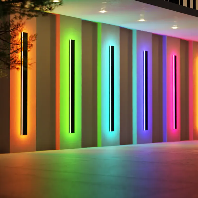 Waterproof RGB Colorful LED Wall Light for Outdoor and Indoor