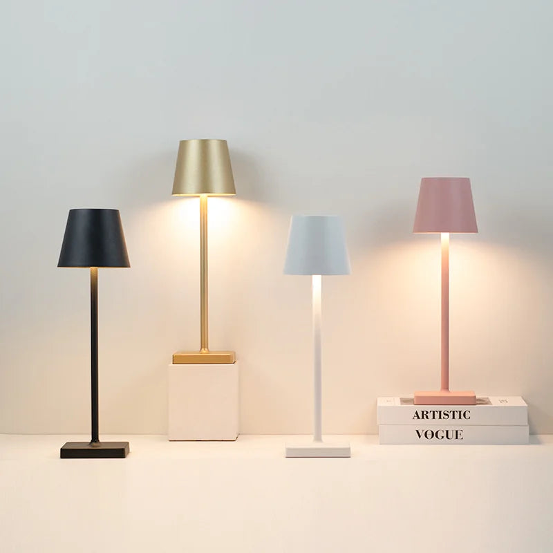 GlowLuxe - Cordless Rechargeable Table Lamp