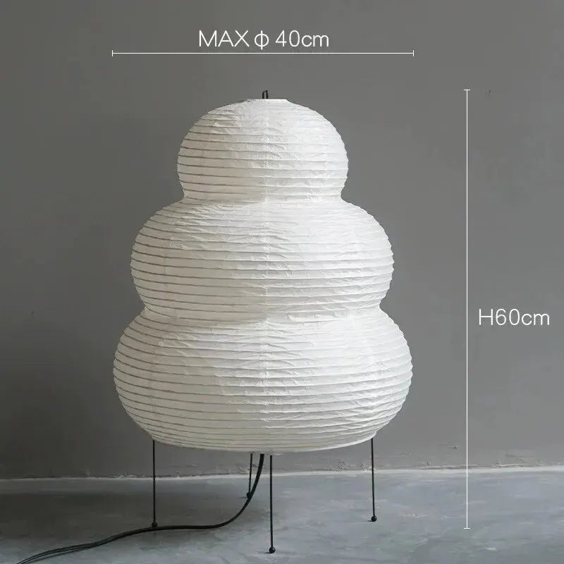 ZenGlow - Japanese Handmade Rice Paper Floor Lamp