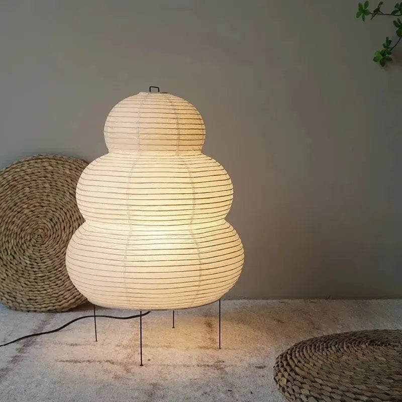 ZenGlow - Japanese Handmade Rice Paper Floor Lamp