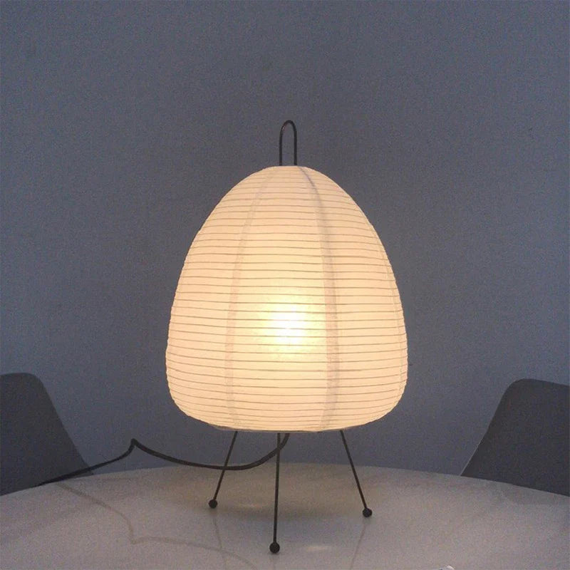 ZenAura - Japanese Rice Paper Tripod Lamp