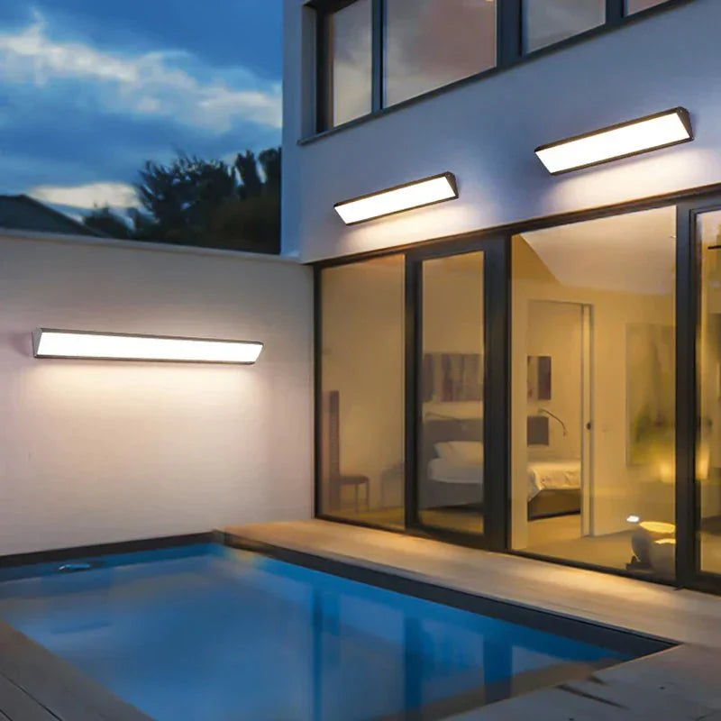 AuraGuard LED Outdoor Wall Light - Waterproof and Energy Efficient