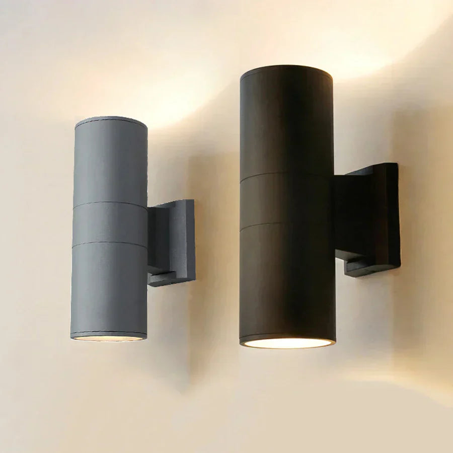 CylinderGlow LED Wall Lamp - Modern Cylinder Design & Dual Lighting