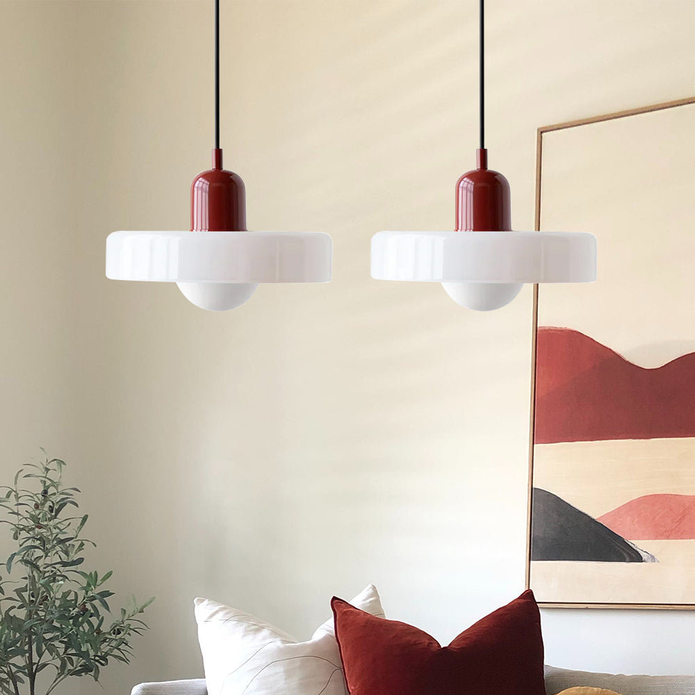 Nordic Retro Glass Chandelier for Living Room and Dining Area