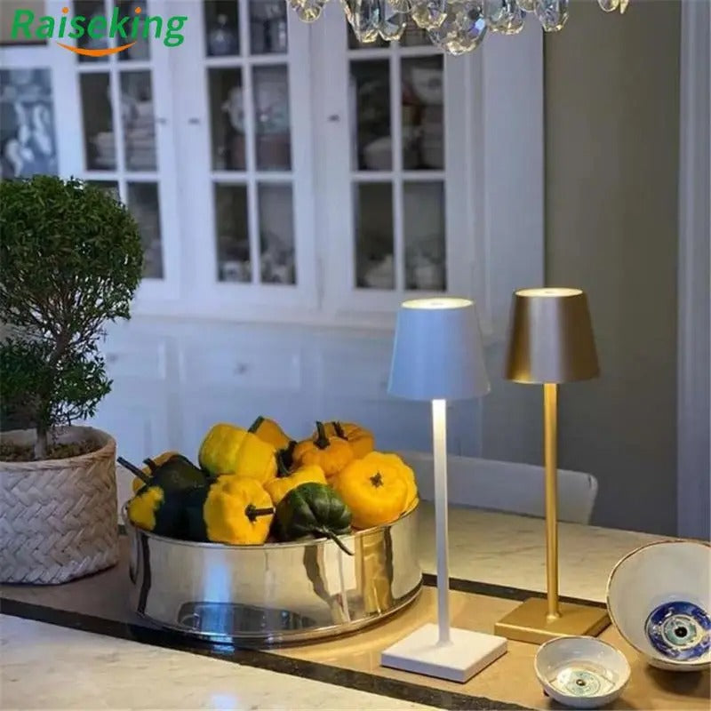 GlowLuxe - Cordless Rechargeable Table Lamp