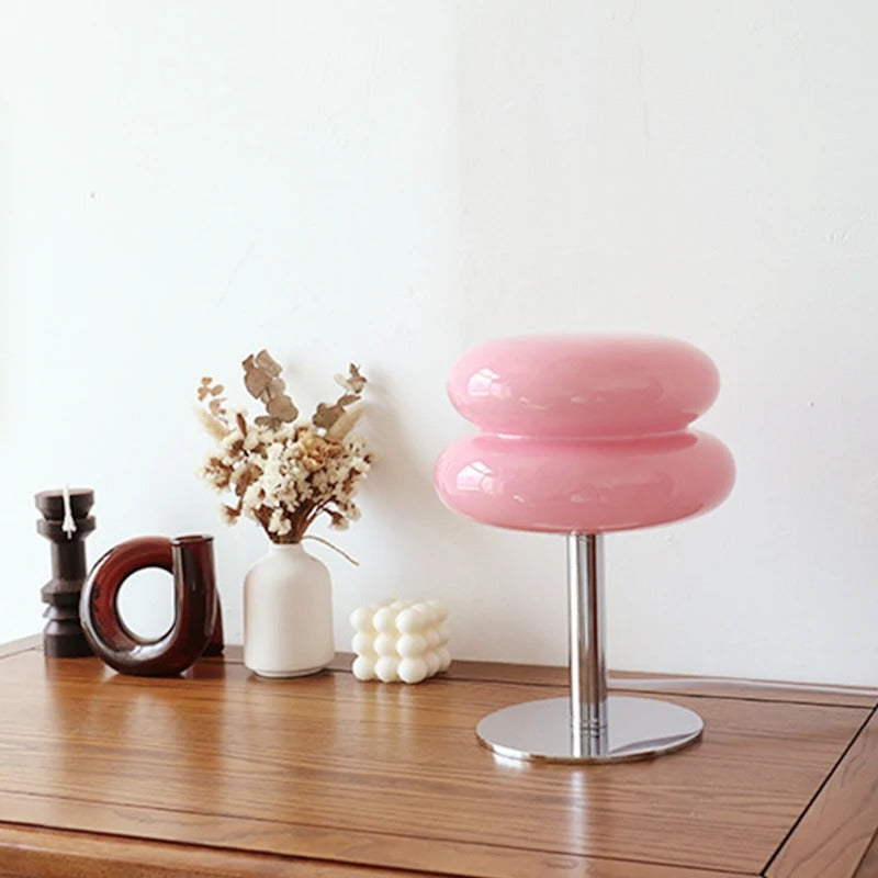 GlowMac - Macaron Glass Retro Table Lamp