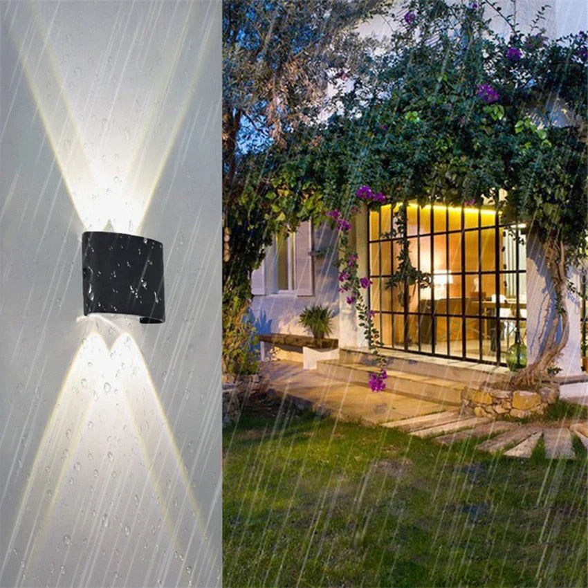 LumiGuard Outdoor & Indoor LED Wall Lamp - Modern Waterproof Light