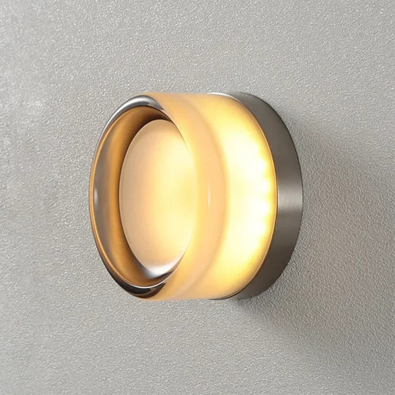 Modern Interior LED Wall Lamp - Amber Jelly Decor