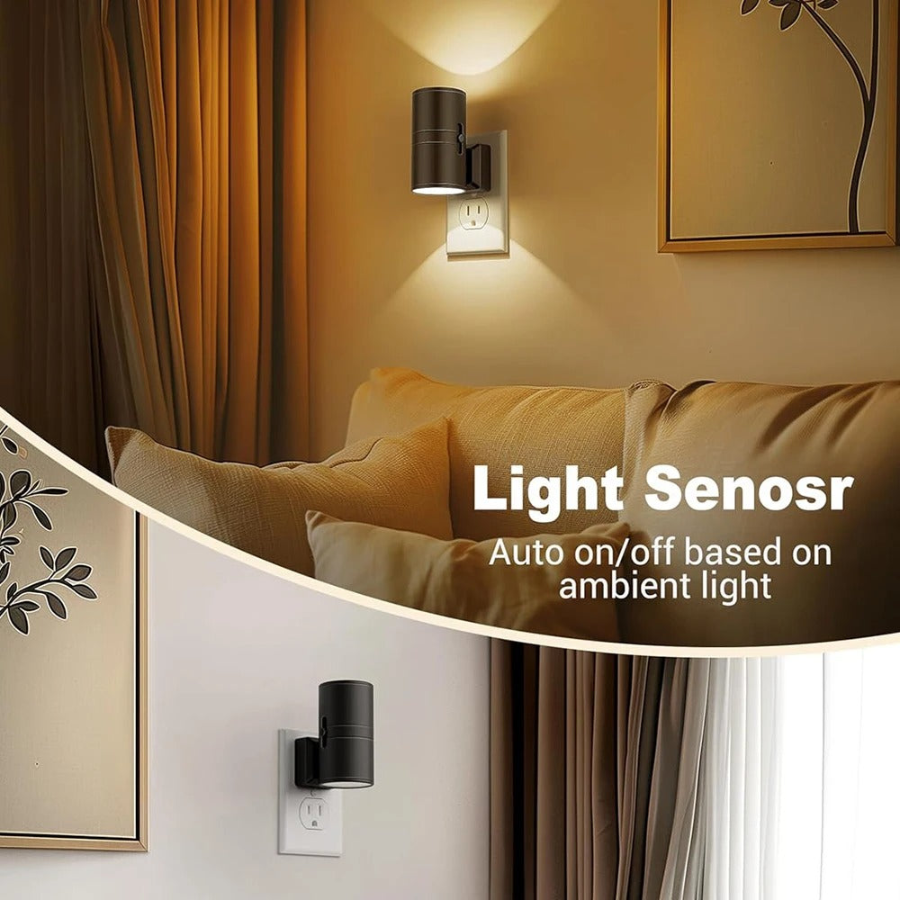 Dimmable LED Night Light with Twilight Sensor