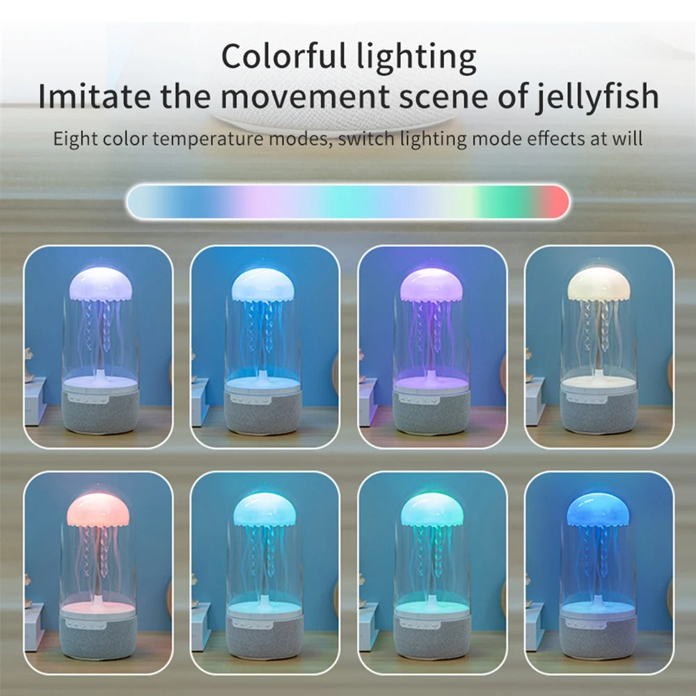 Portable Jellyfish Lamp with Bluetooth Speaker