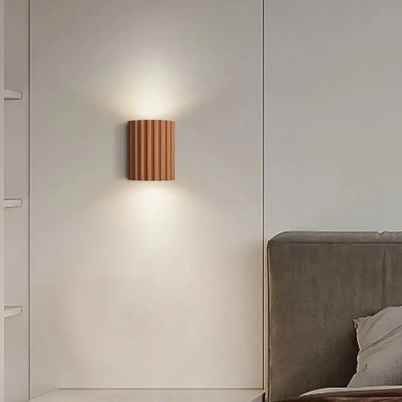 Nordic Minimalist LED Wall Lamp - Macaron Resin