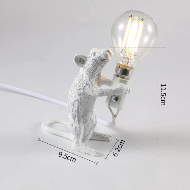 Modern Resin Mouse LED Night Light