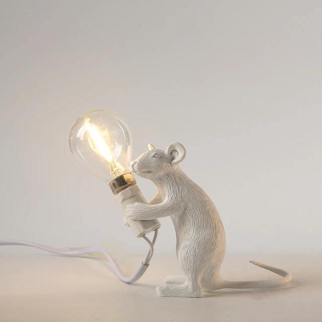 Modern Resin Mouse LED Night Light