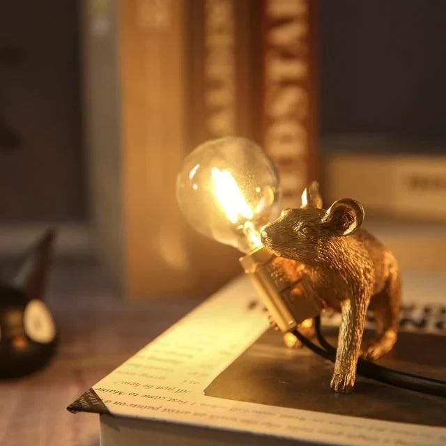 Modern Resin Mouse LED Night Light