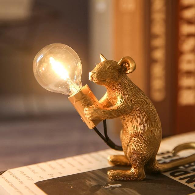 Modern Resin Mouse LED Night Light