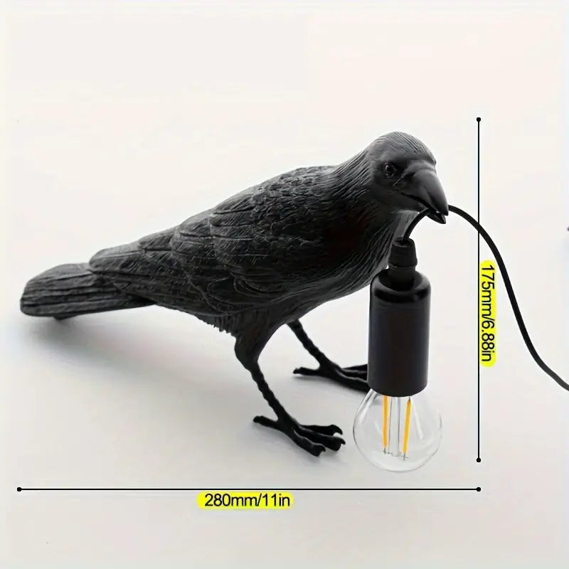 The Raven Decorative Nordic Bird Lamp