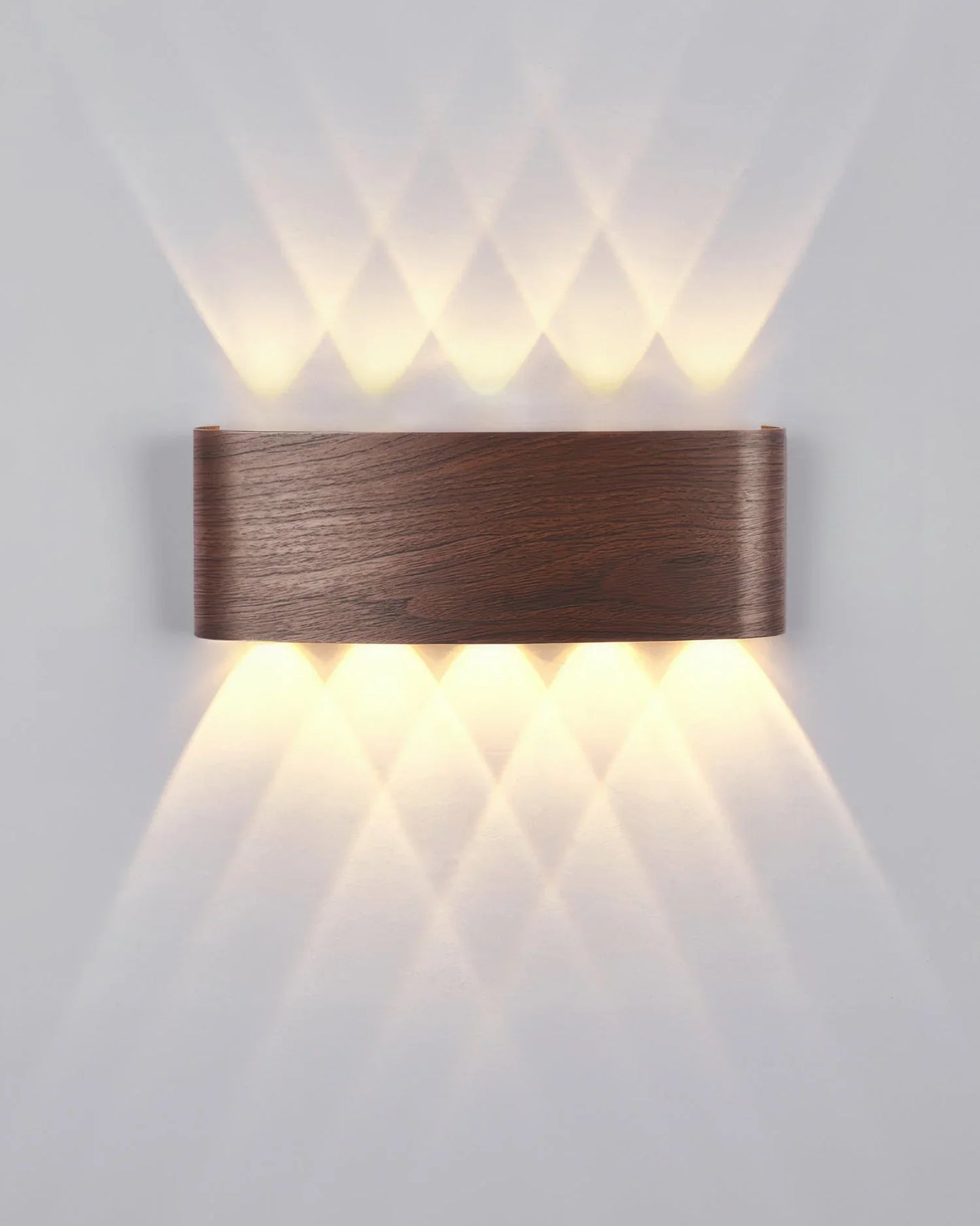 TimberGlow Woodgrain LED Outdoor Sconce