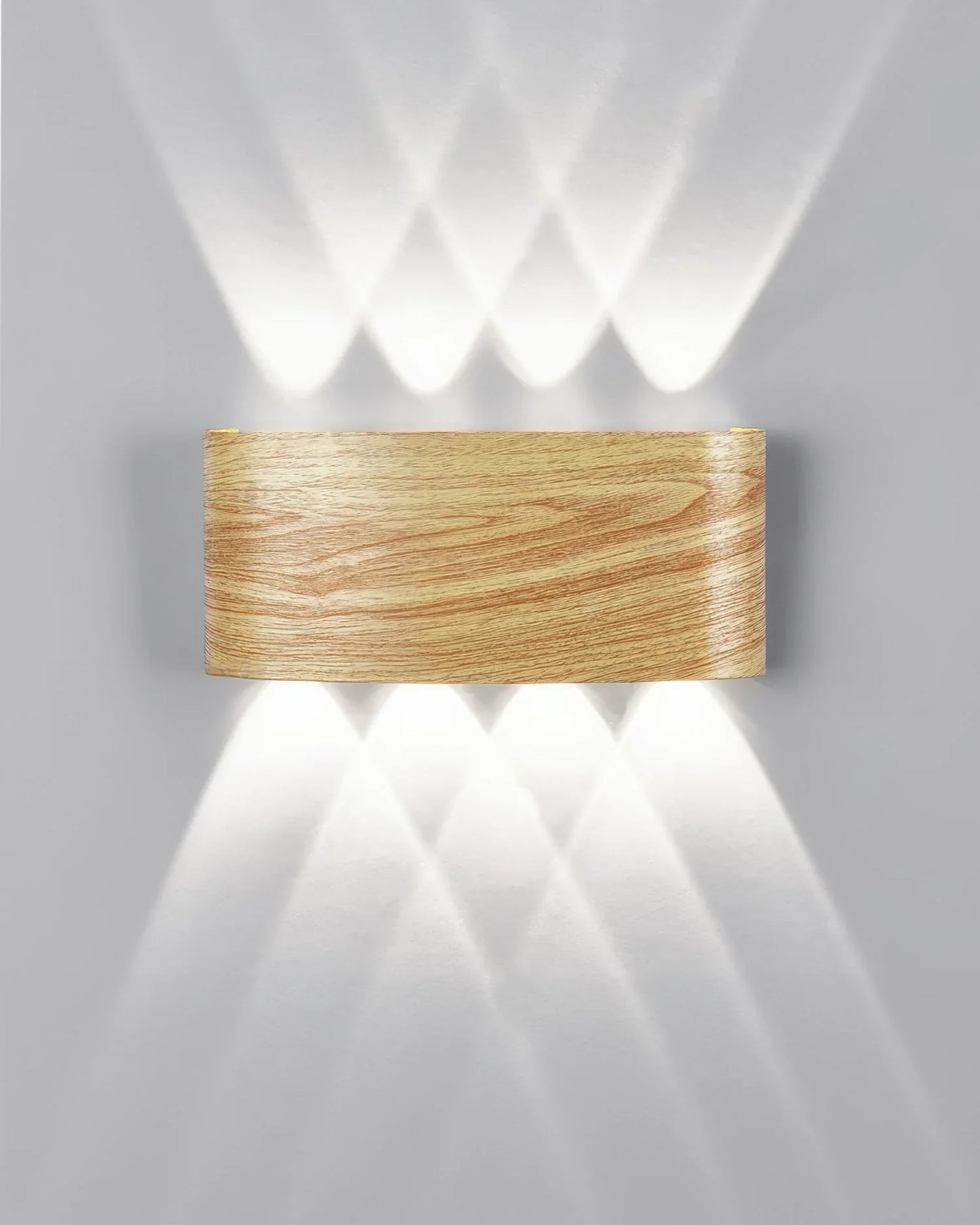 TimberGlow Woodgrain LED Outdoor Sconce