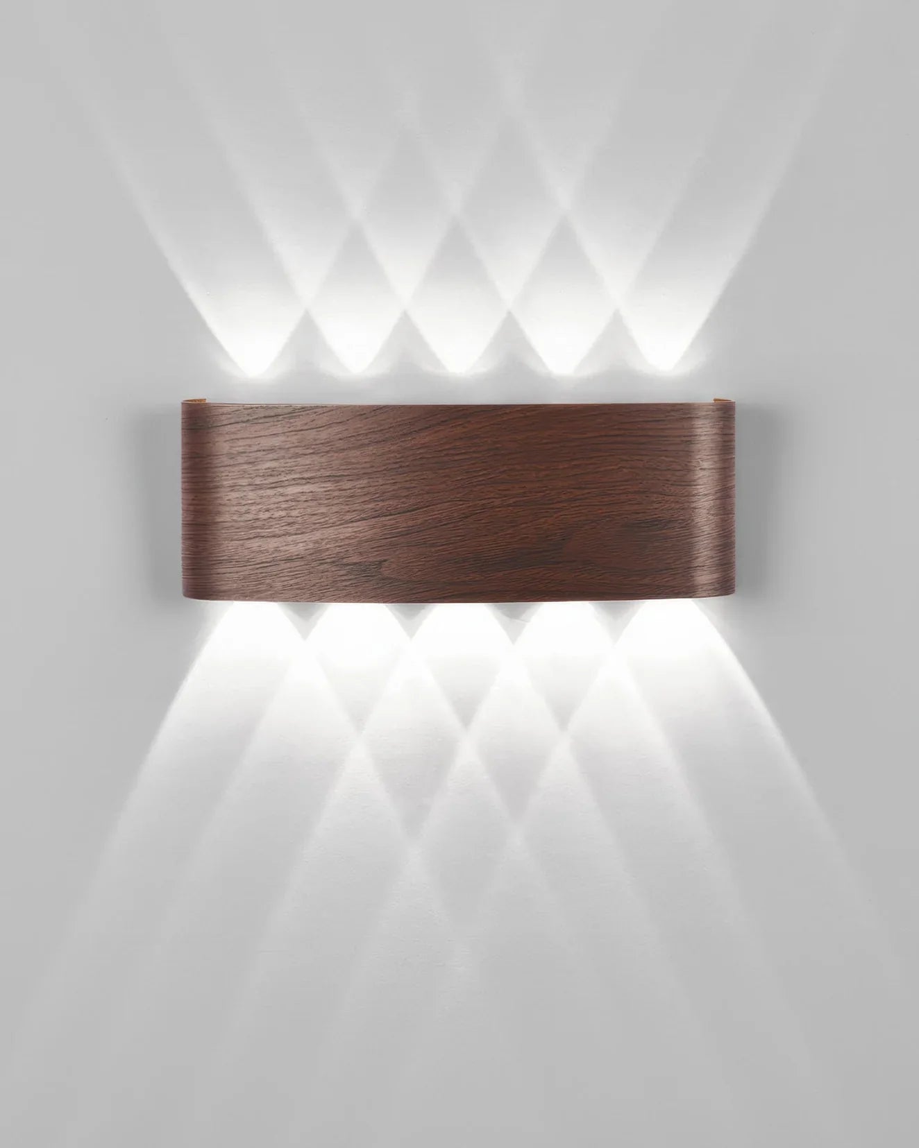 TimberGlow Woodgrain LED Outdoor Sconce