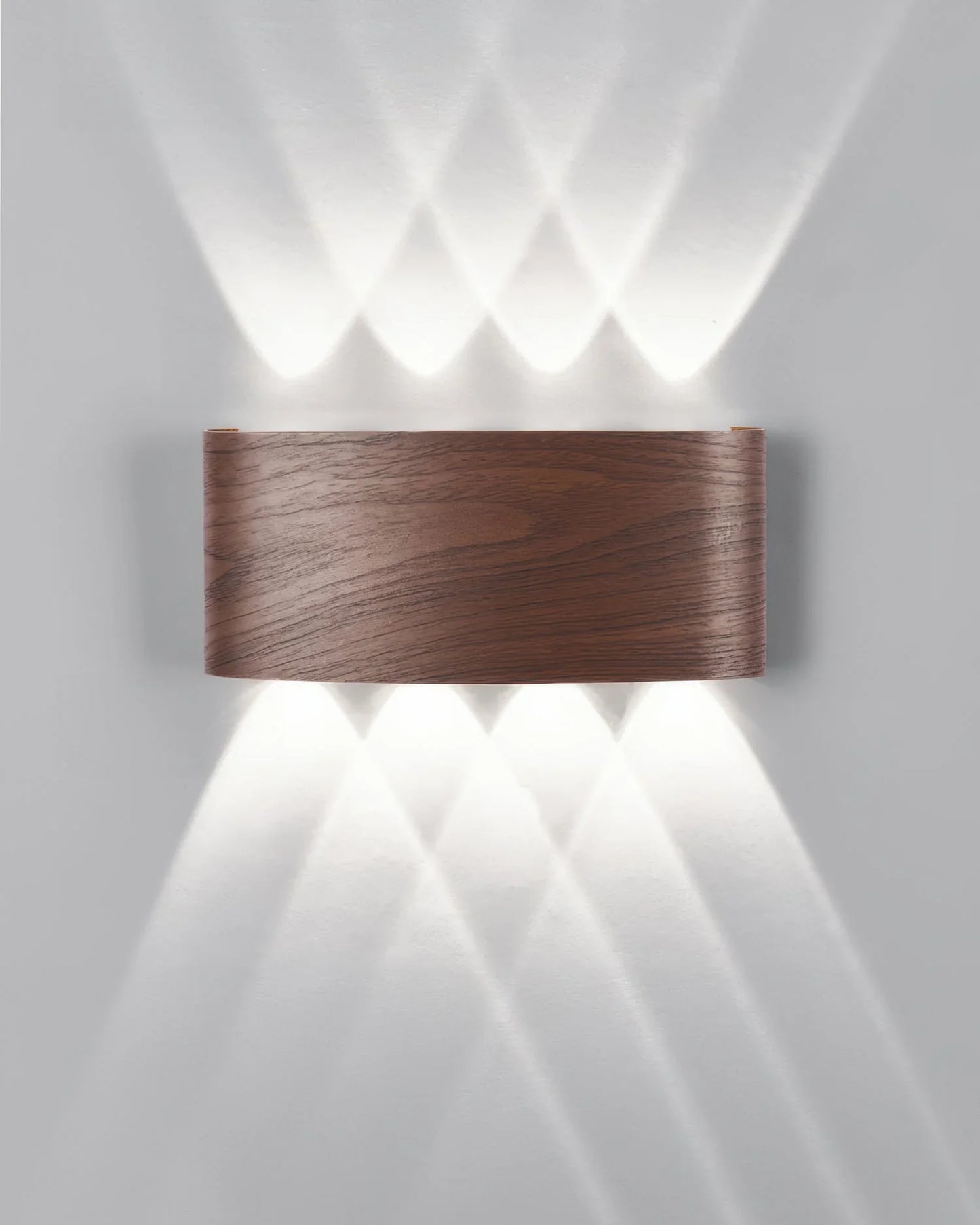 TimberGlow Woodgrain LED Outdoor Sconce