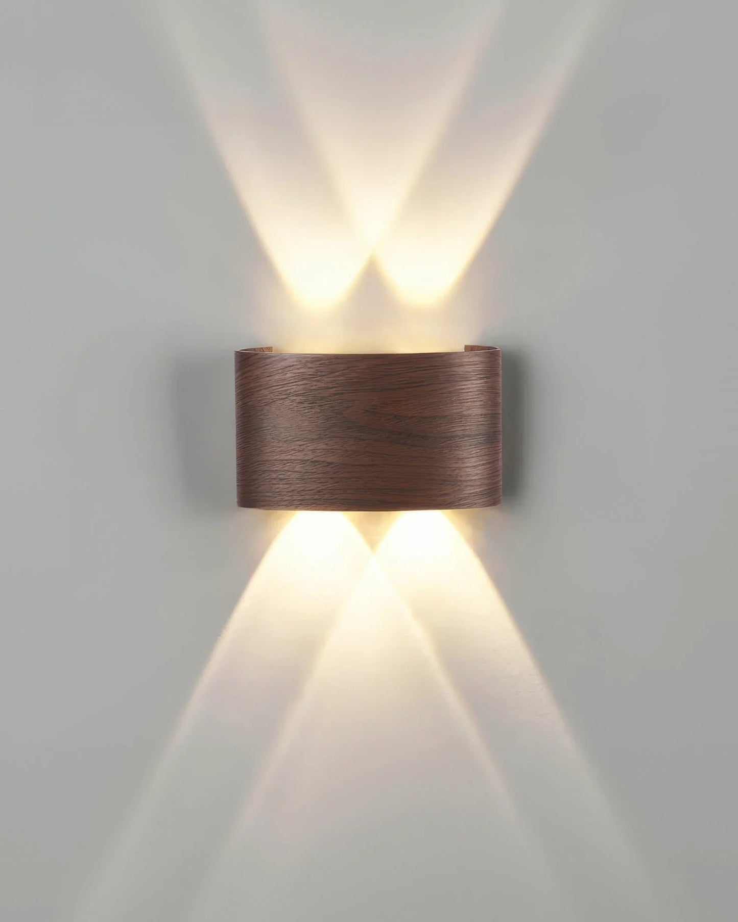 TimberGlow Woodgrain LED Outdoor Sconce