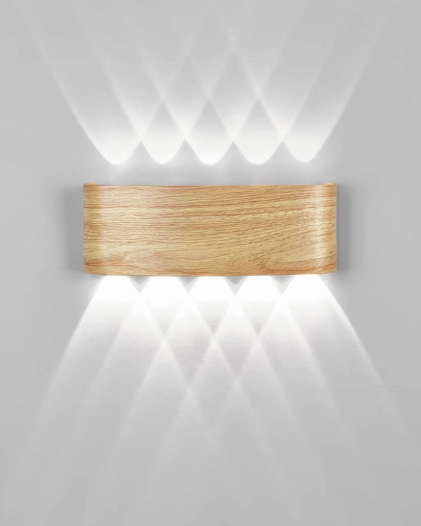 TimberGlow Woodgrain LED Outdoor Sconce